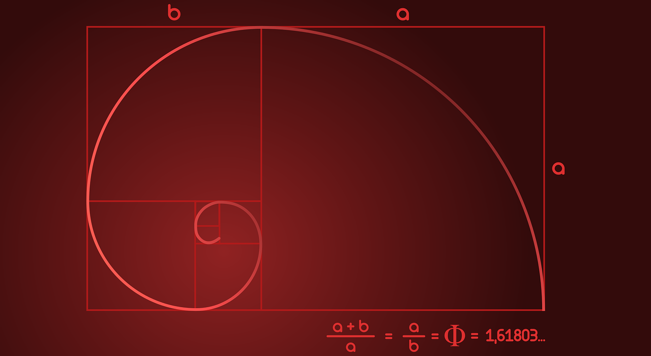 perfect spiral of the Fibonacci Series